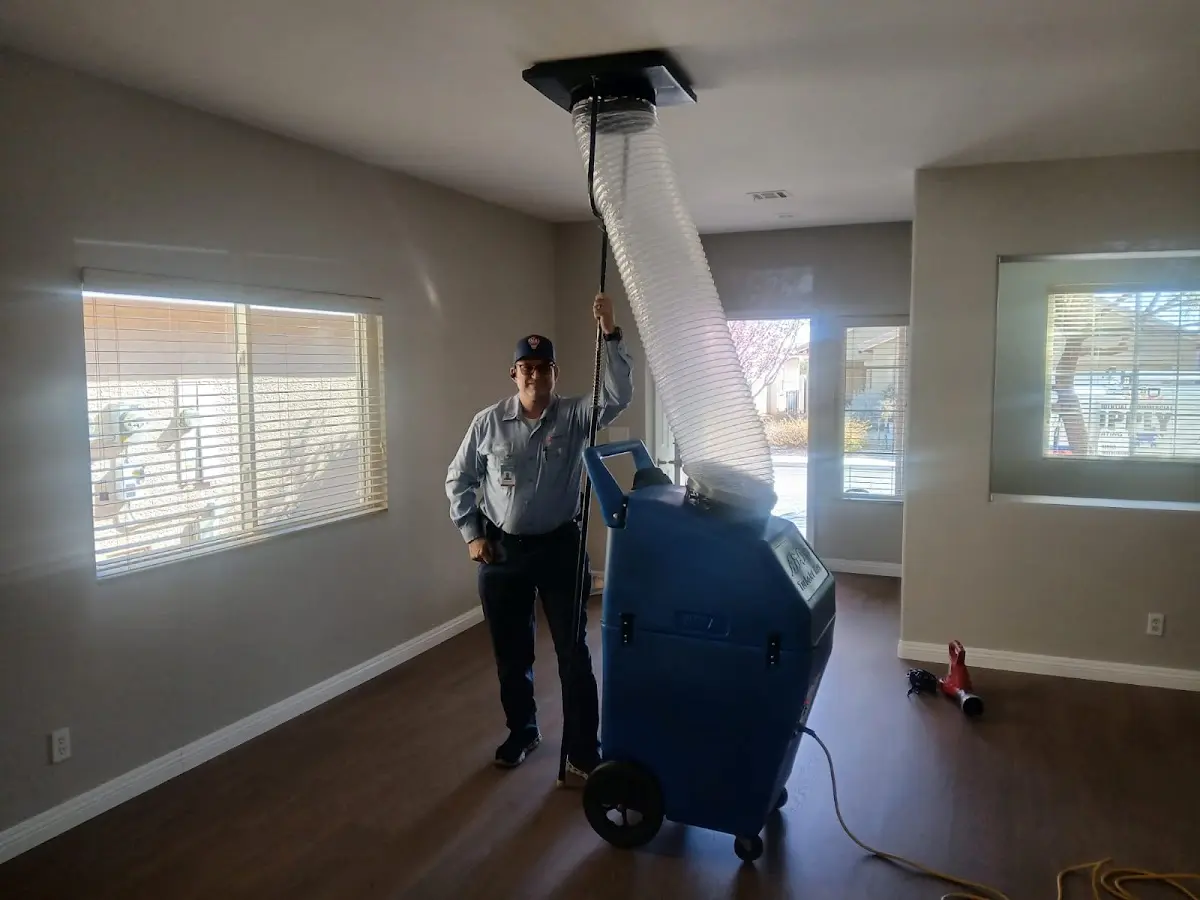Professional Dryer Vent Cleaning work inside a Lindon home